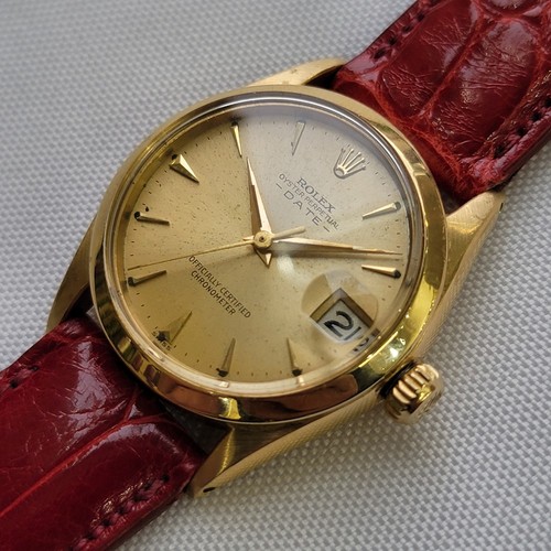 Rolex oyster date - ref, oro
