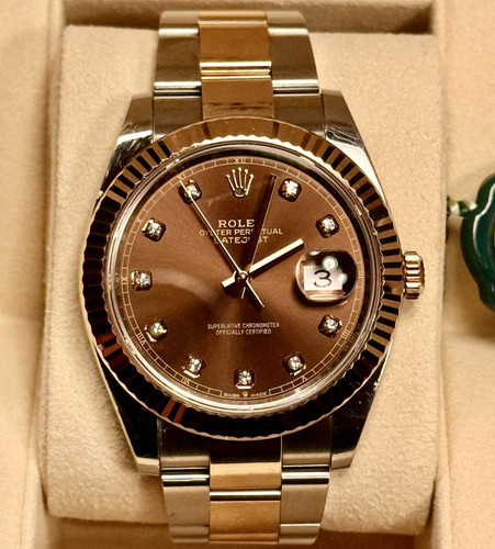 Rolex datejust chocolate - 41,
