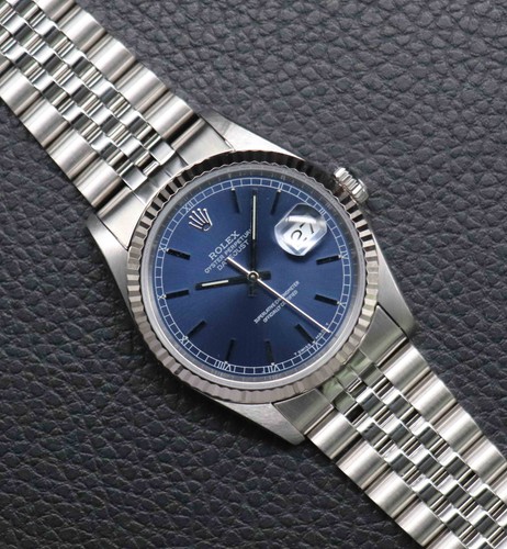 Rolex datejust 16234 blue - rolex,