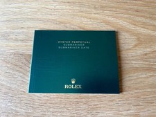 Folleto ROLEX SUBMARINER /