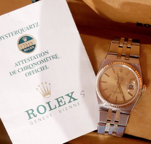 Rolex oysterquartz date just - rolex,